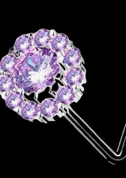 Silver L shape nose ring