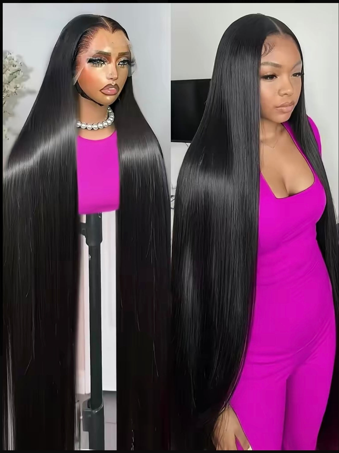 Lace front wig