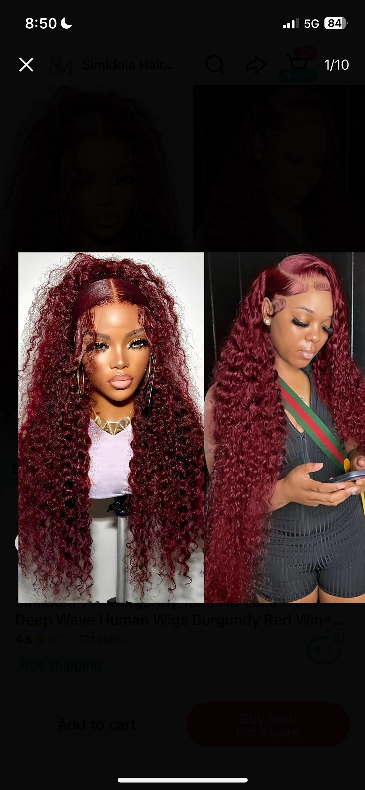 Lace frontal wig