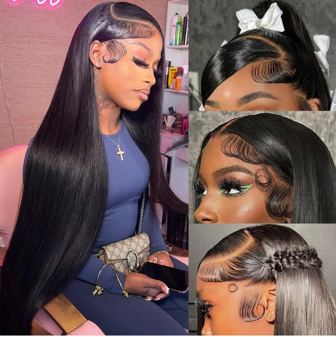 Lace front wig